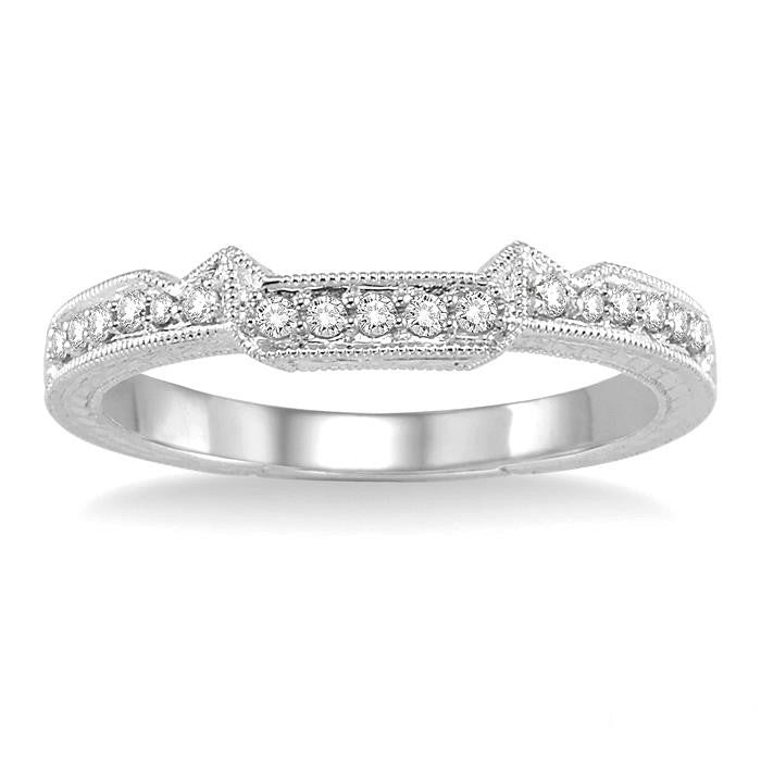 Valora Antigua Grove Diamond Wedding Band