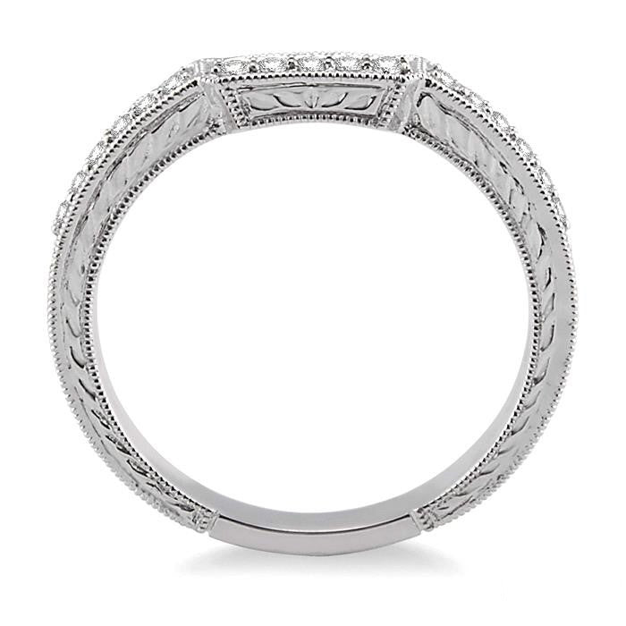 Valora Antigua Grove Diamond Wedding Band