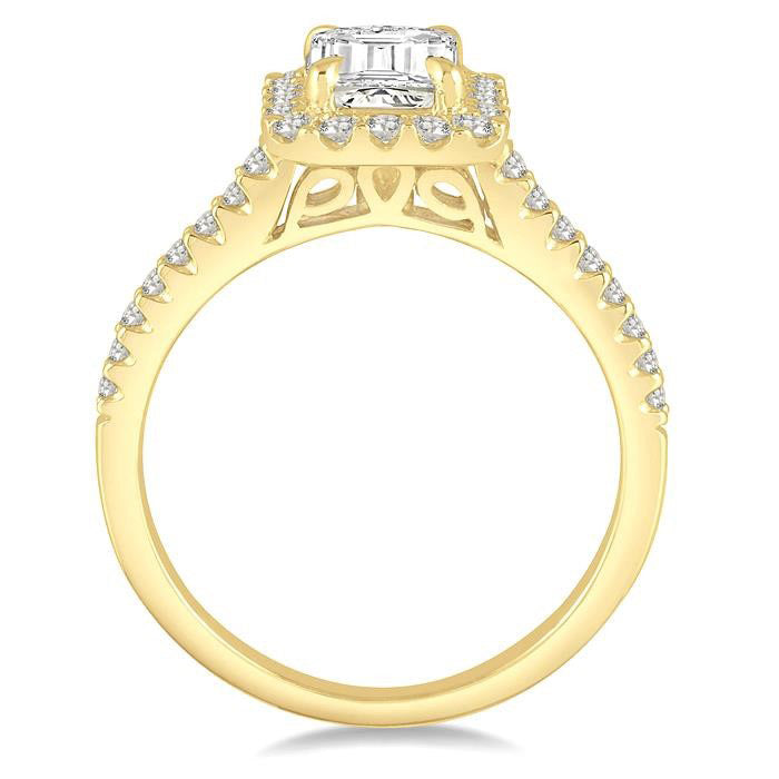 Pine Trinity Diamond Semi-Mount Ring