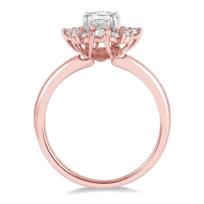 Inari Crown Diamond Semi-Mount Ring