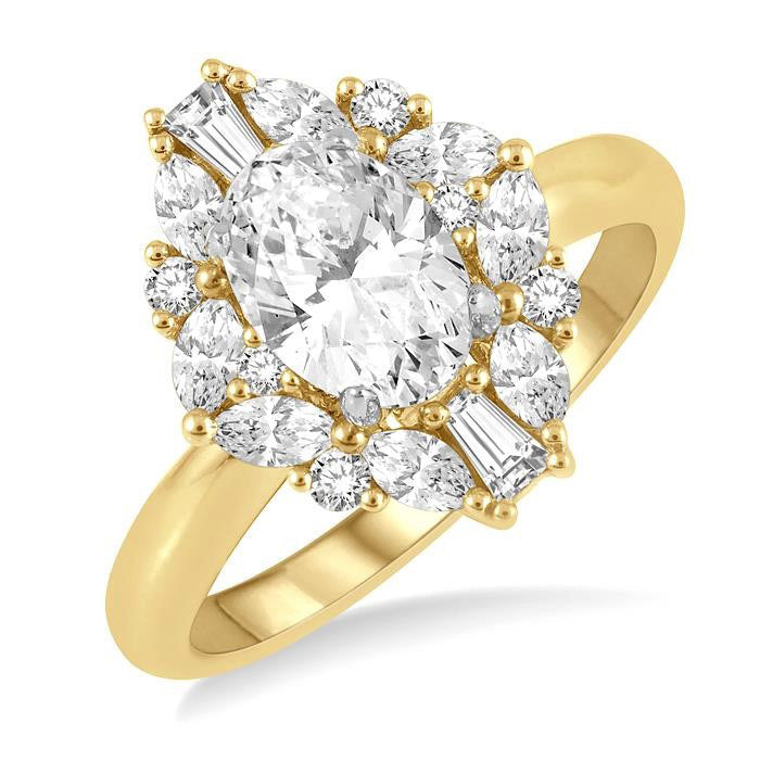 Amaterasu Arc Diamond Semi-Mount Ring
