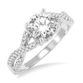 Light Weight Diamond Engagement Ring