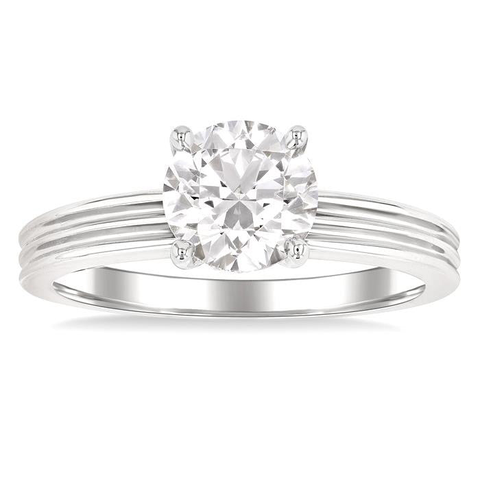 Grace Whisper Diamond Semi-Mount Ring