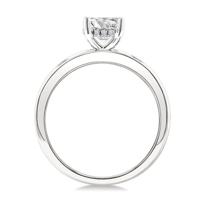 Grace Whisper Diamond Semi-Mount Ring