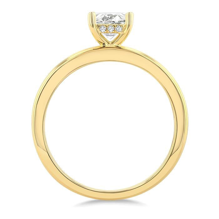 Mirage Silhouette Diamond Semi-Mount Ring