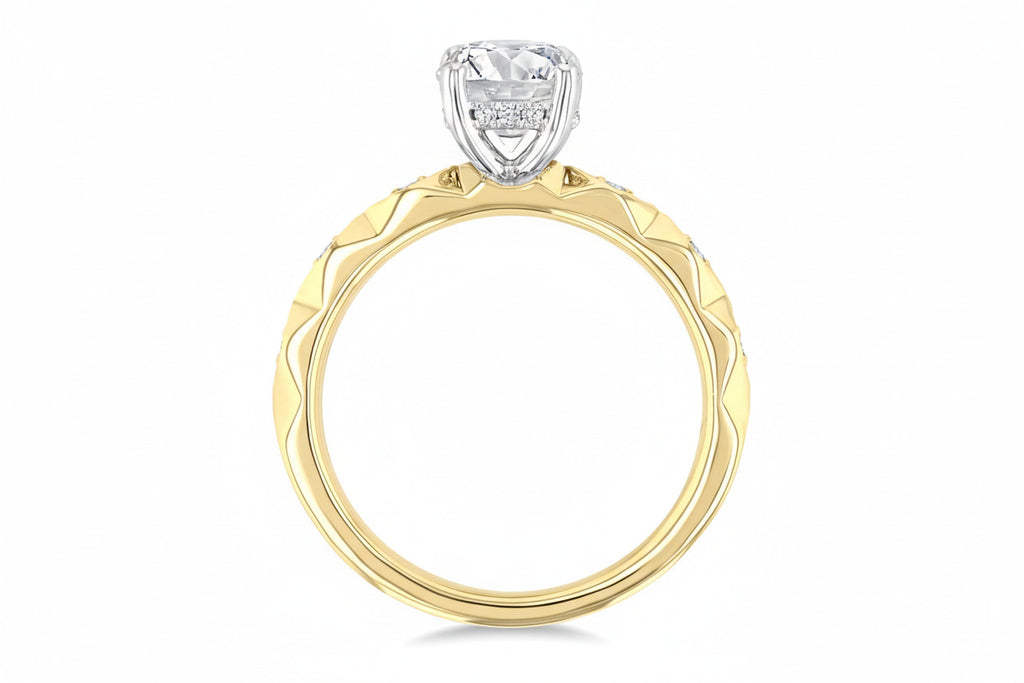 Shiva Sonnet Diamond Semi-Mount Ring