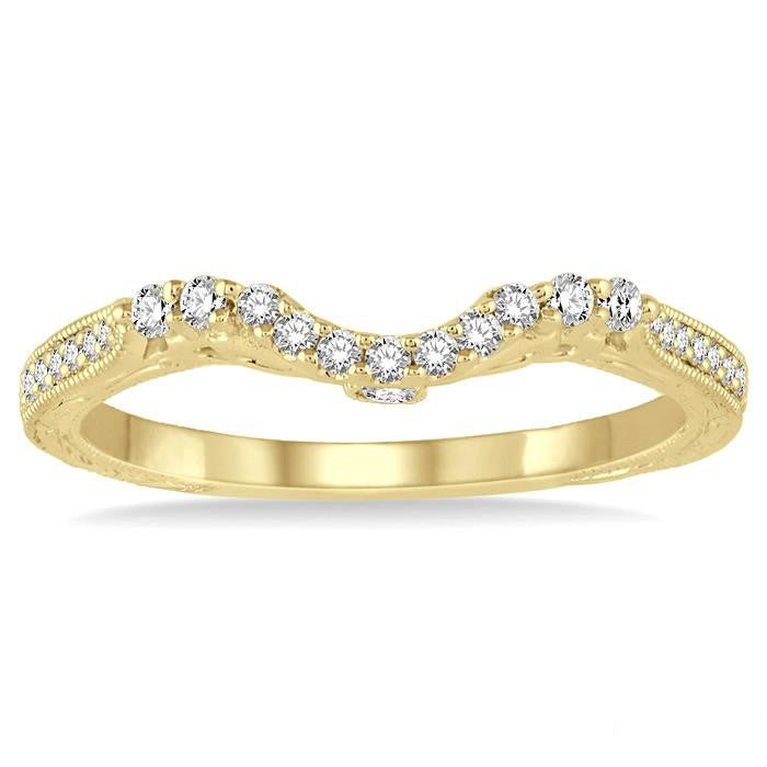 Zephyra Quarry Echo Diamond Wedding Band