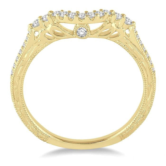 Zephyra Quarry Echo Diamond Wedding Band