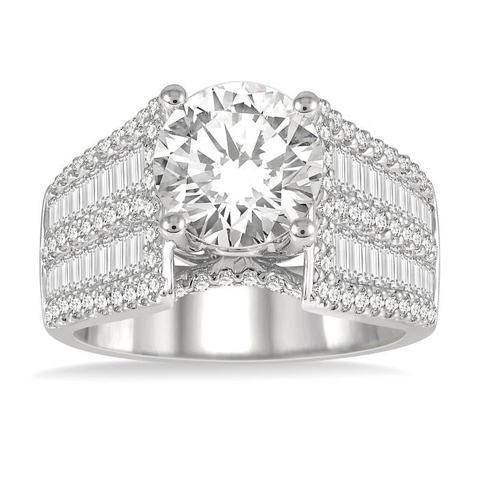 Arcadia Petal Diamond Semi-Mount Ring