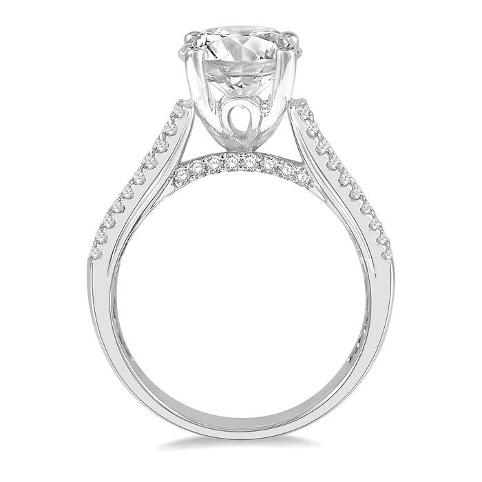 Arcadia Petal Diamond Semi-Mount Ring