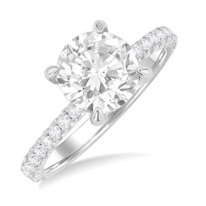Serenade Charm Diamond Semi-Mount Ring