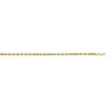 22" 10k Yellow Gold Diamond Cut Rope Chain Lobster Clasp