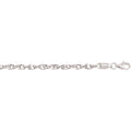 14k White Gold 3mm Rope Bracelet