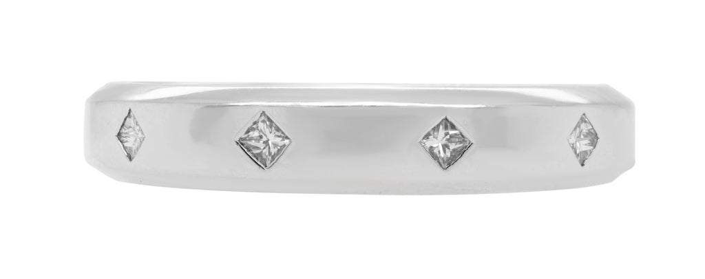 Eterna Glow Platinum Band .09 CTW