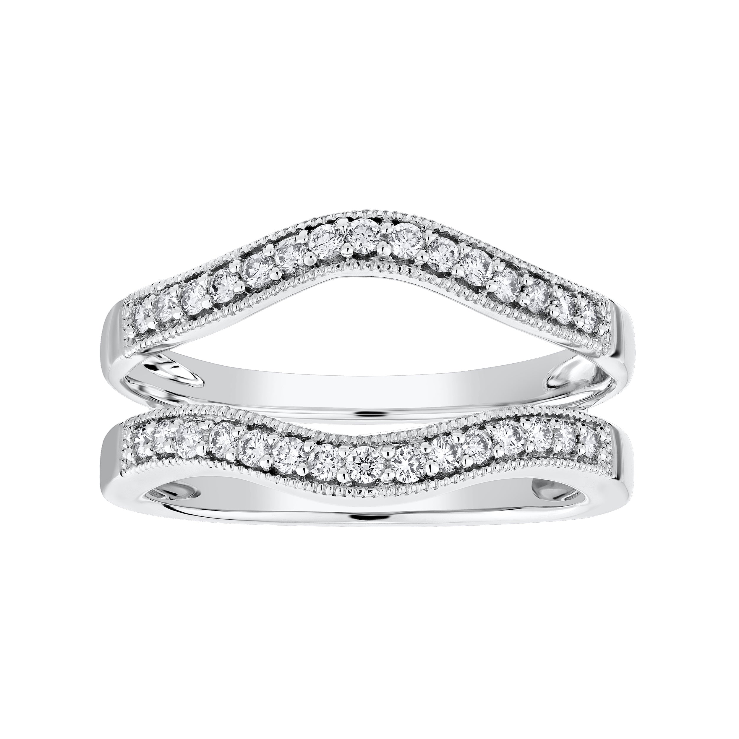 Diamond Prong Set Insert Ring