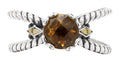 Thalora Citrine Scrollwork Ring