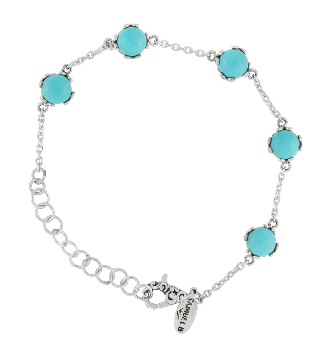 Caelora Turquoise Station Bracelet