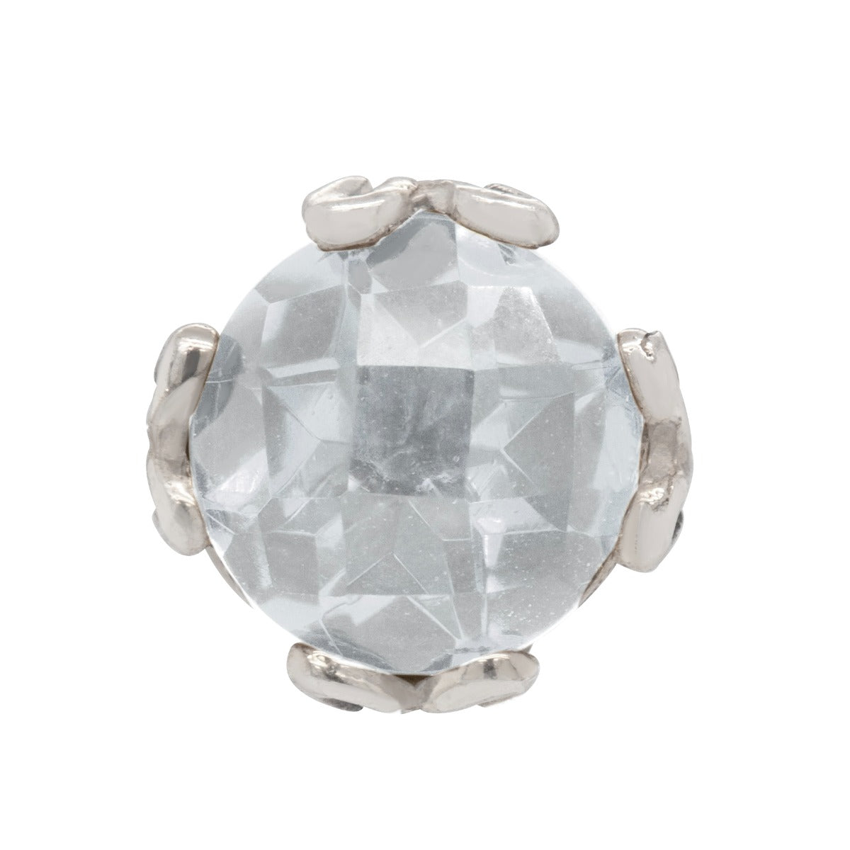Radiant White Topaz Earrings