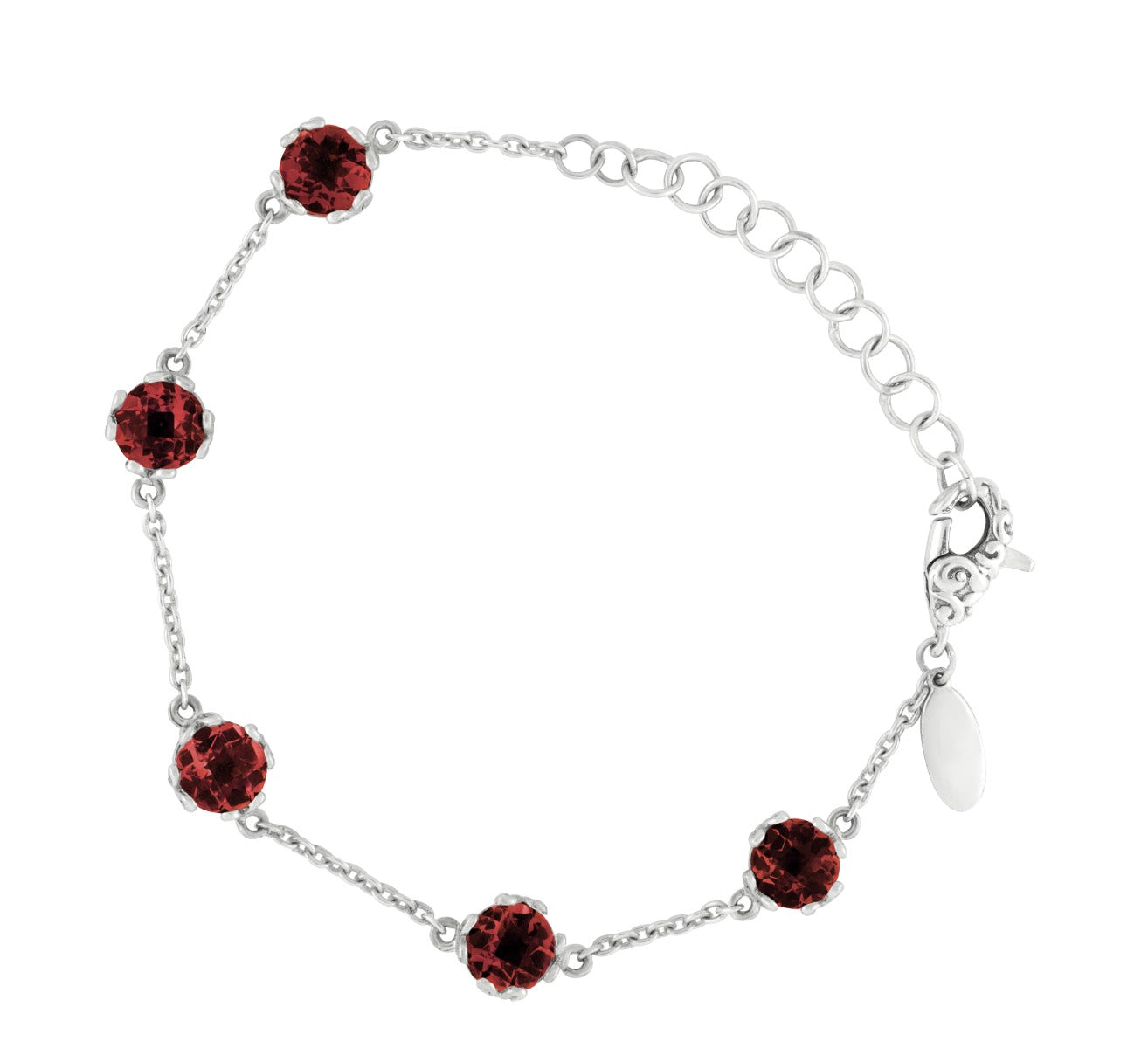 Serelle Garnet Station Bracelet
