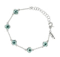 Solenne Blue Topaz Station Bracelet
