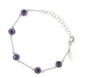 Solenne Amethyst Station Bracelet