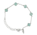 Solenne Aquamarine Station Bracelet