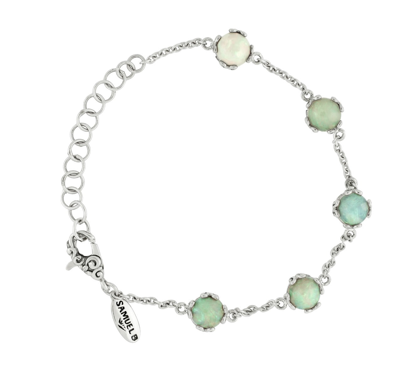 Solenne Opal Station Bracelet
