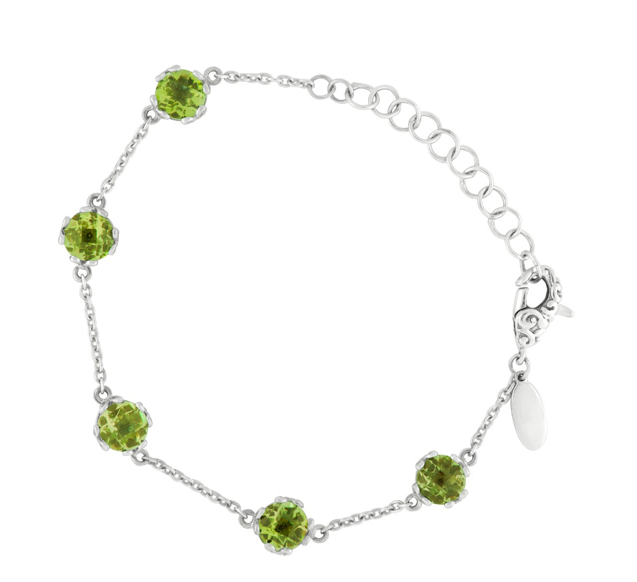 Solenne Peridot Station Bracelet
