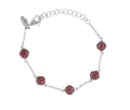 Solenne Ruby Station Bracelet