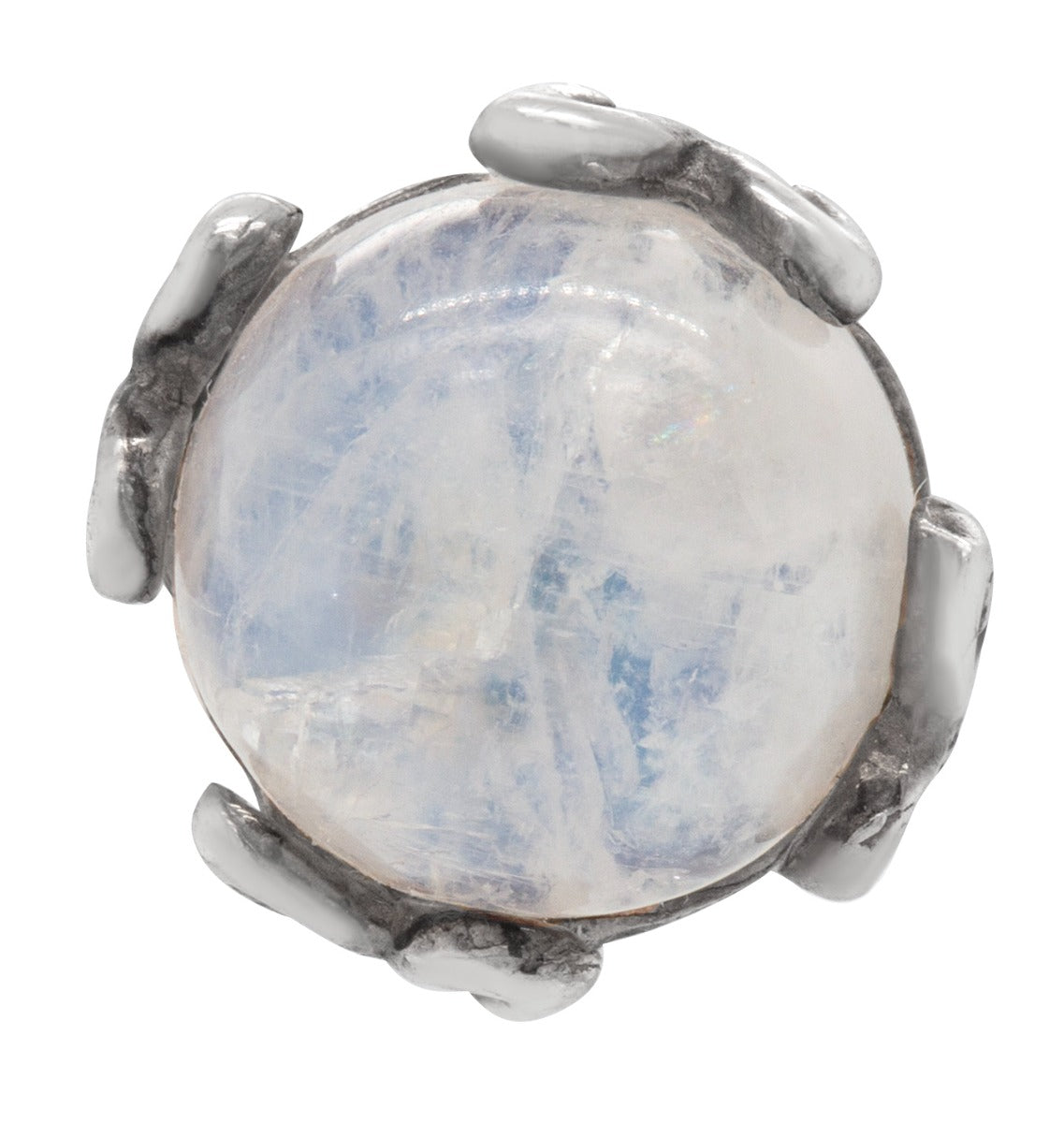 Solenne Moonstone Stud Earrings