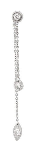 Cascade Diamond Drop Earrings