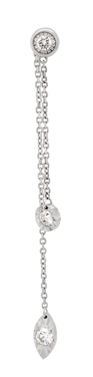 Cascade Diamond Drop Earrings