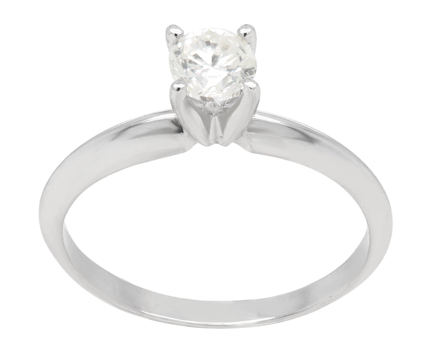 Luna Diamond Solitaire Ring