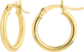 10k Yellow Gold Hoop Earrings