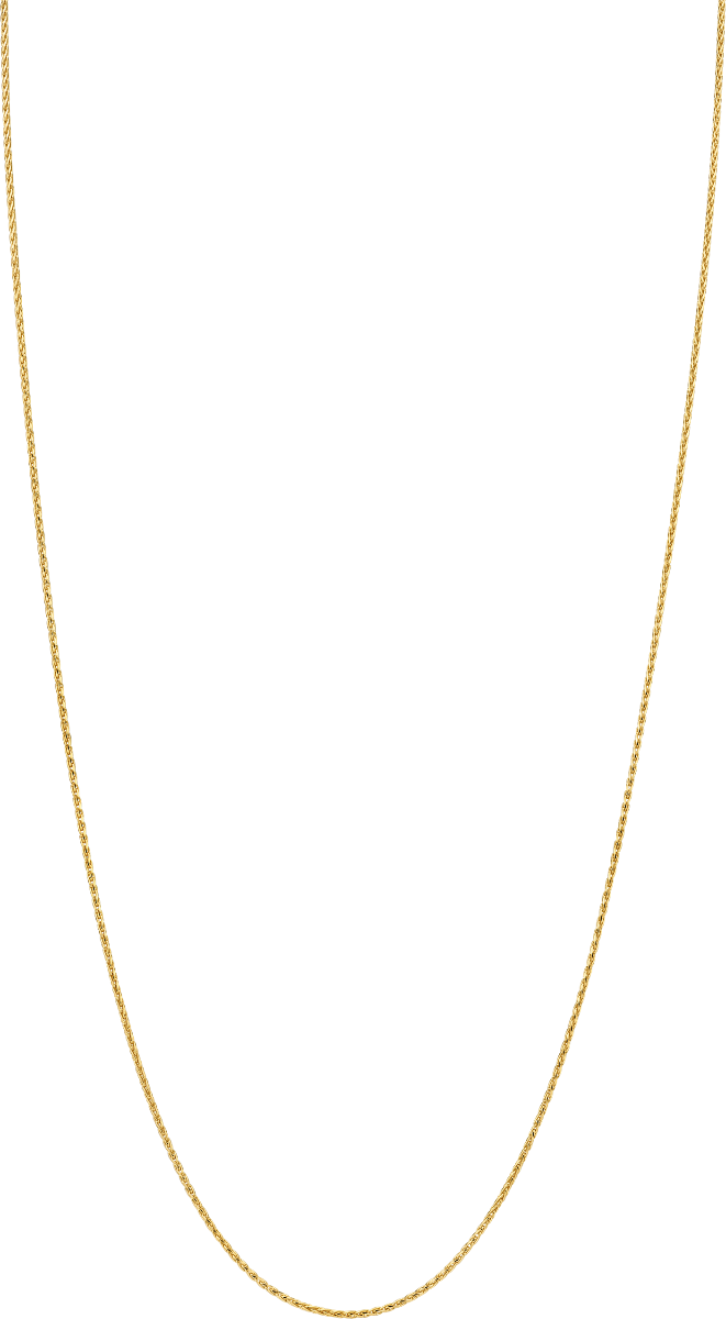 20" 14k 1.05mm Diamond Cut Round Wheat