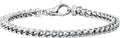10k White Gold Franco Link Bracelet
