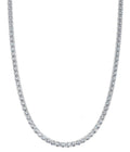 Tansy Grandeur 14k White Gold Straight Line Diamond Necklace