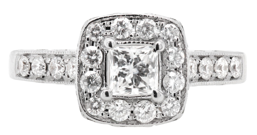 Mirage Halo Diamond Ring