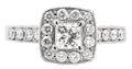 Mirage Halo Diamond Ring