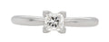 Princess-Cut Diamond Solitaire Engagement Ring .54CTW