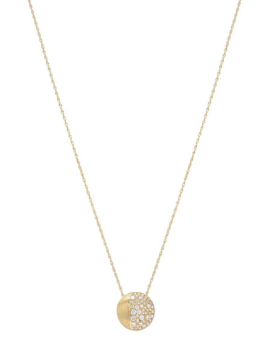 Golden Glow Diamond Pendant Necklace - 0.46 CTW