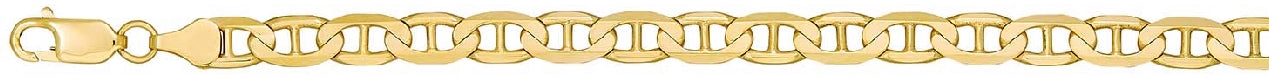 14kt Yellow Gold 9 Inch Marine Link
