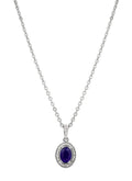 Celestial Radiance Sapphire Pendant