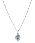 Skyfire Blue Topaz Pendant