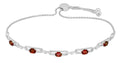 Garnet Sparkle Adjustable Bracelet