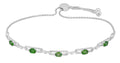 Emerald Elegance Adjustable Bracelet
