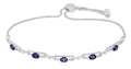 Sapphire Serenity Adjustable Bracelet
