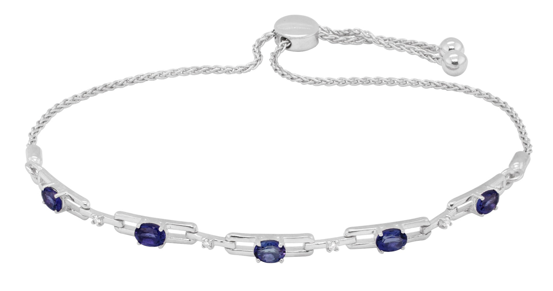 Sapphire Serenity Adjustable Bracelet