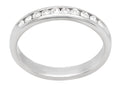 Classic Channel-Set Diamond Band in 14k White Gold - 0.25 CTW