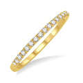 1/5 Ctw Round Cut Diamond Wedding Band in 14K Yellow Gold
